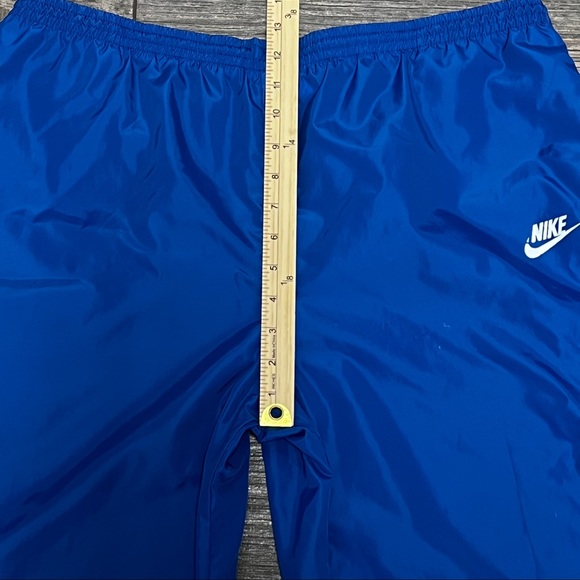 Vintage Nike Windbreaker Pants Royal Blue Men’s XL Extra Large Drawstring 34X34 - Picture 14 of 16